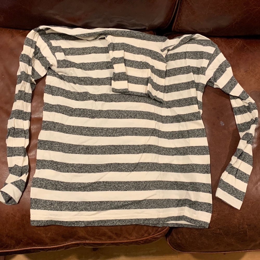 J. Crew striped turtleneck small